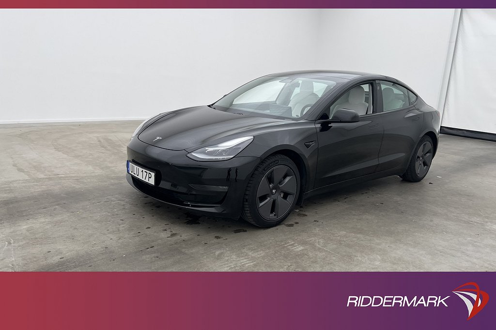 Tesla Model 3 Long Range AWD Autopilot Pano Sv.Såld MOMS