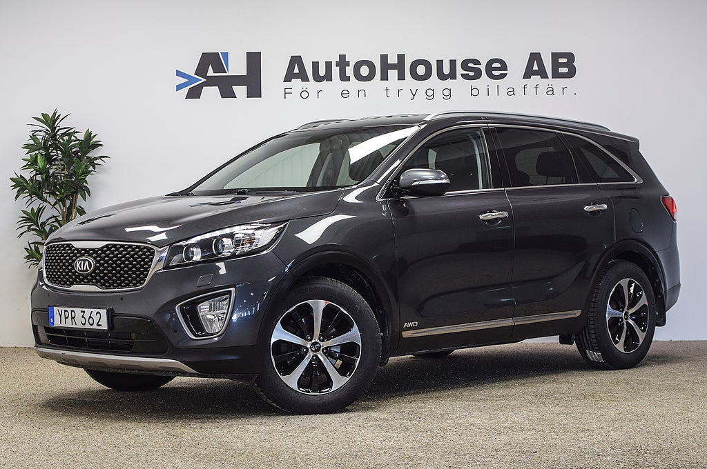 Kia Sorento 2.2 CRDi AWD 200HK 7-sits Drag Backkamera Garanti