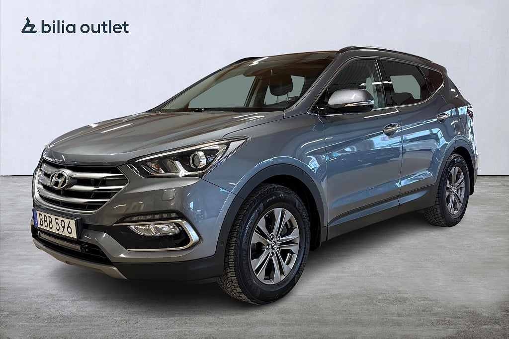 Hyundai Santa Fe 2.2 CRDi 4WD 200hk / 7-sits / Panorama / Drag / Skinn