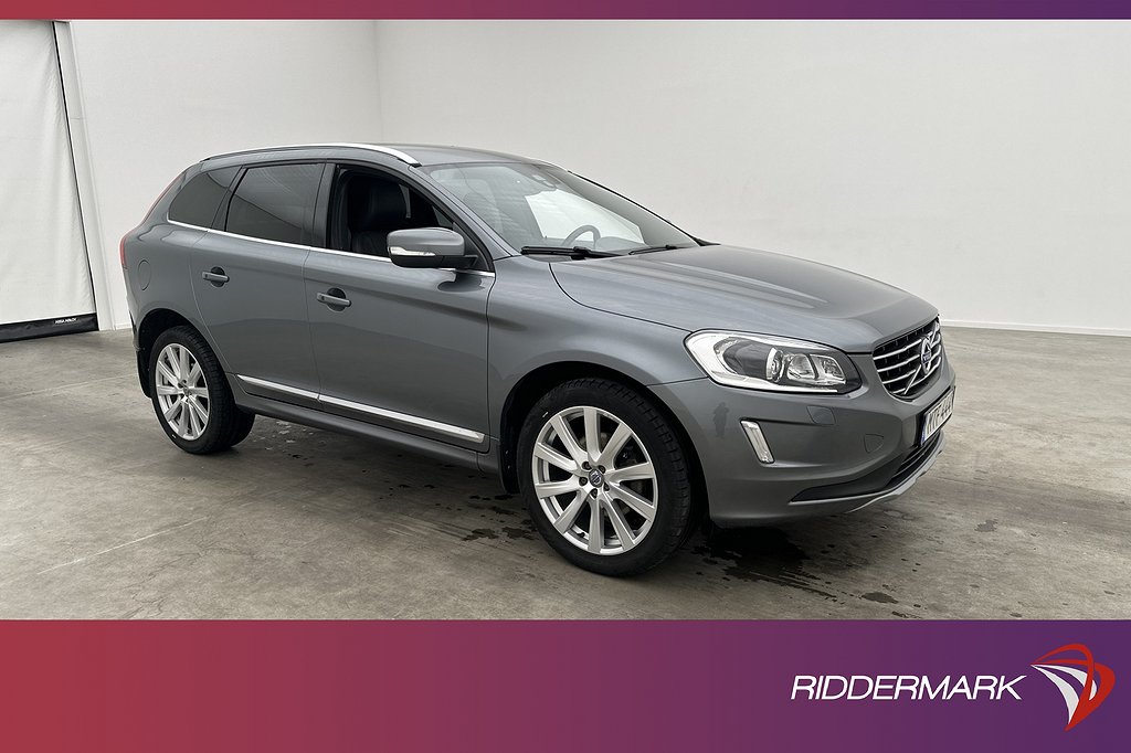 Volvo XC60 D4 AWD 190hk Summum VOC Värm Sensorer Skinn Drag