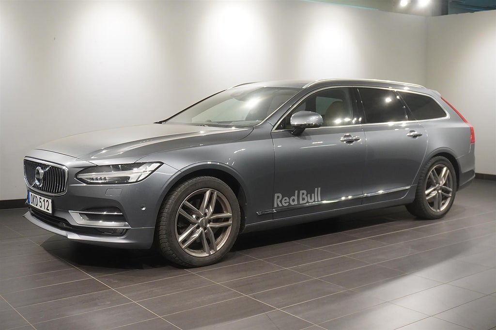 Volvo V90 D5 AWD Inscription Pano B W Skinn Drag Navi