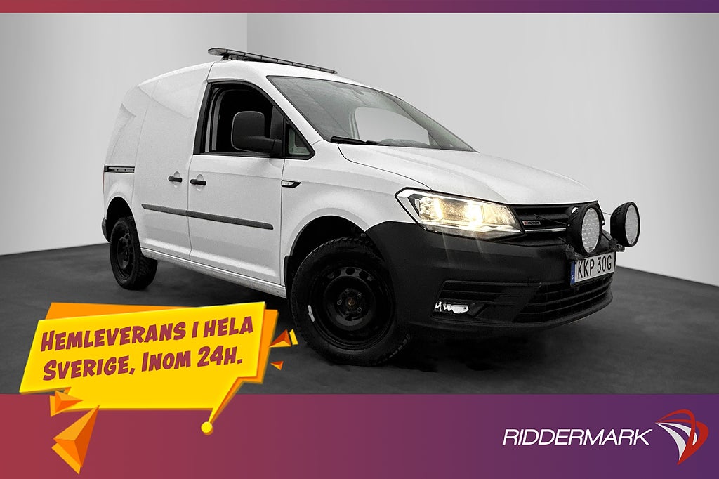 Volkswagen Caddy 4Motion Värmare PDC 2xDörr CARPLAY Moms