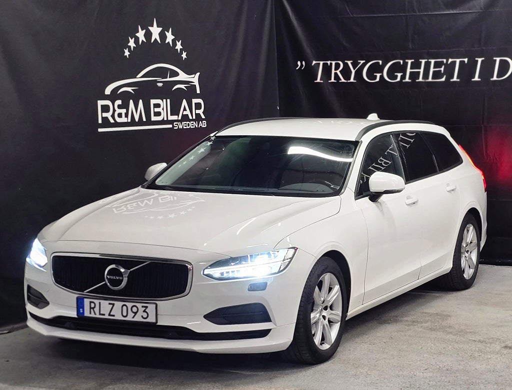 Volvo V90 D4 AWD, 1-ägare, Drag, 190HK, Carplay, Ny Serv/Bes!!!