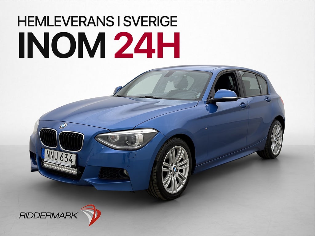 BMW 118d 143hk M Sport M/K-Värmare H/K LED-Ramp Keyless