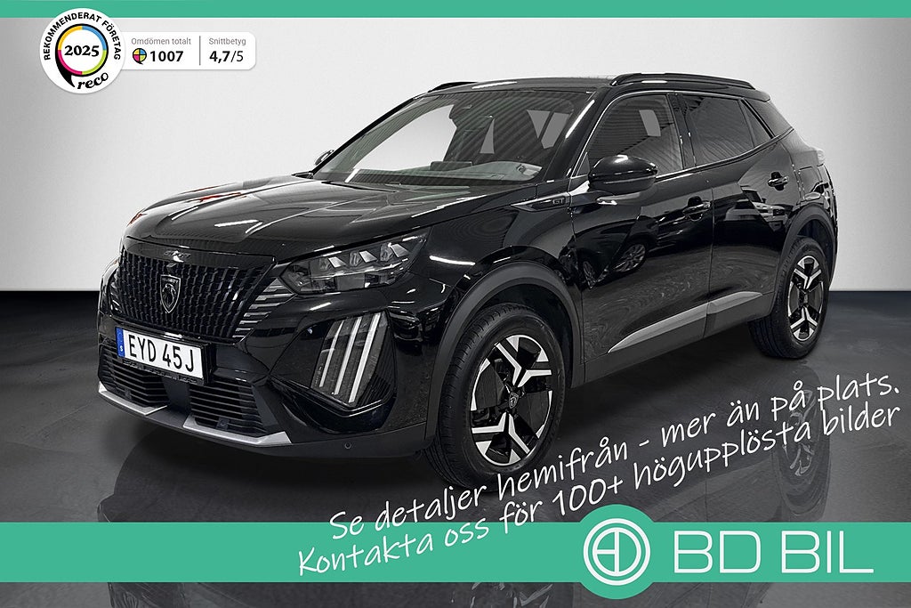 Peugeot 2008 1.2 PureTech 130HK GT NAV MASSAGE 360 KAMERA MOMS