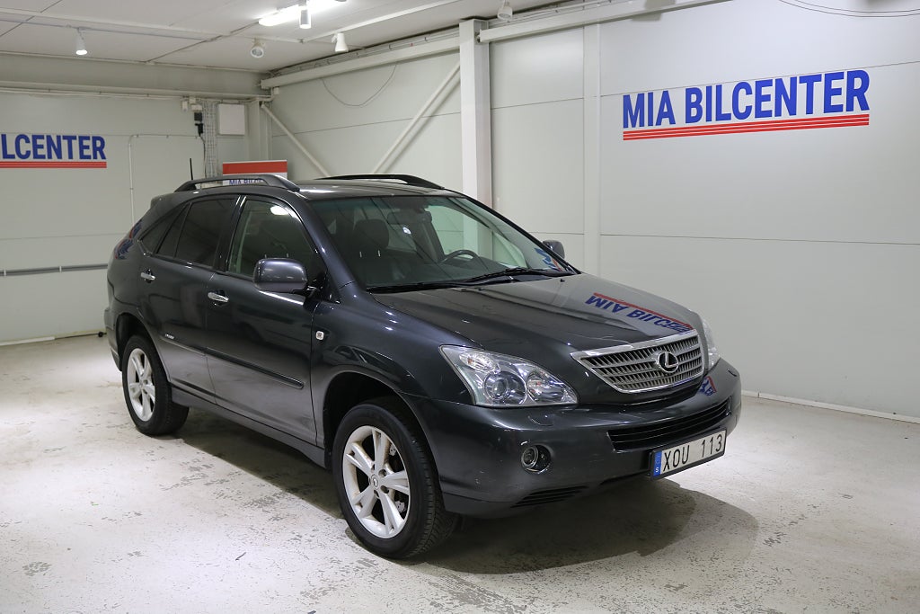 Lexus RX 400h 3.3 V6 AWD / Skinn / Ny besiktad 