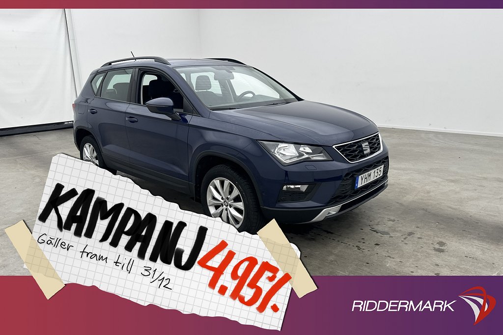 Seat Ateca 1.4 EcoTSI 4Drive 150hk Sensorer Dr 4,95% Ränta