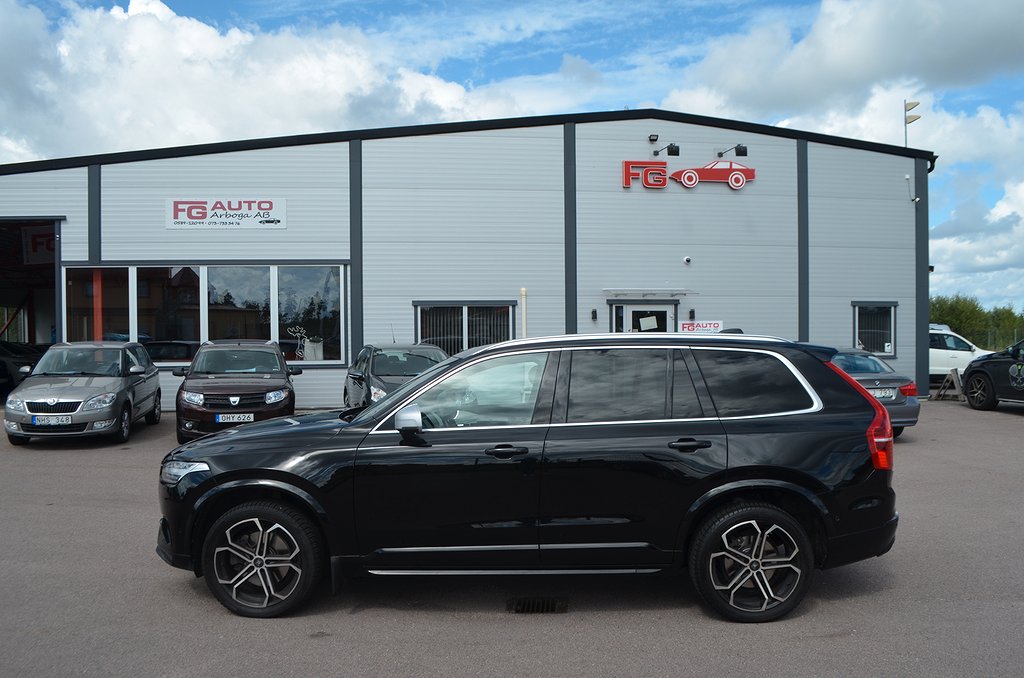 Volvo XC90 D4 AWD 190 hk R-Design VOC Drag 7-sits MOMS Euro 6