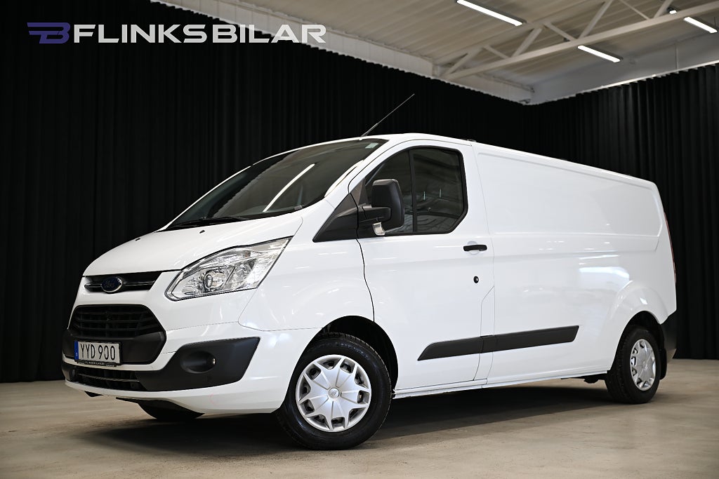 Ford transit Custom 130HK L2|Inredd|Drag|Värmare|NyKamrem|EnÄgare