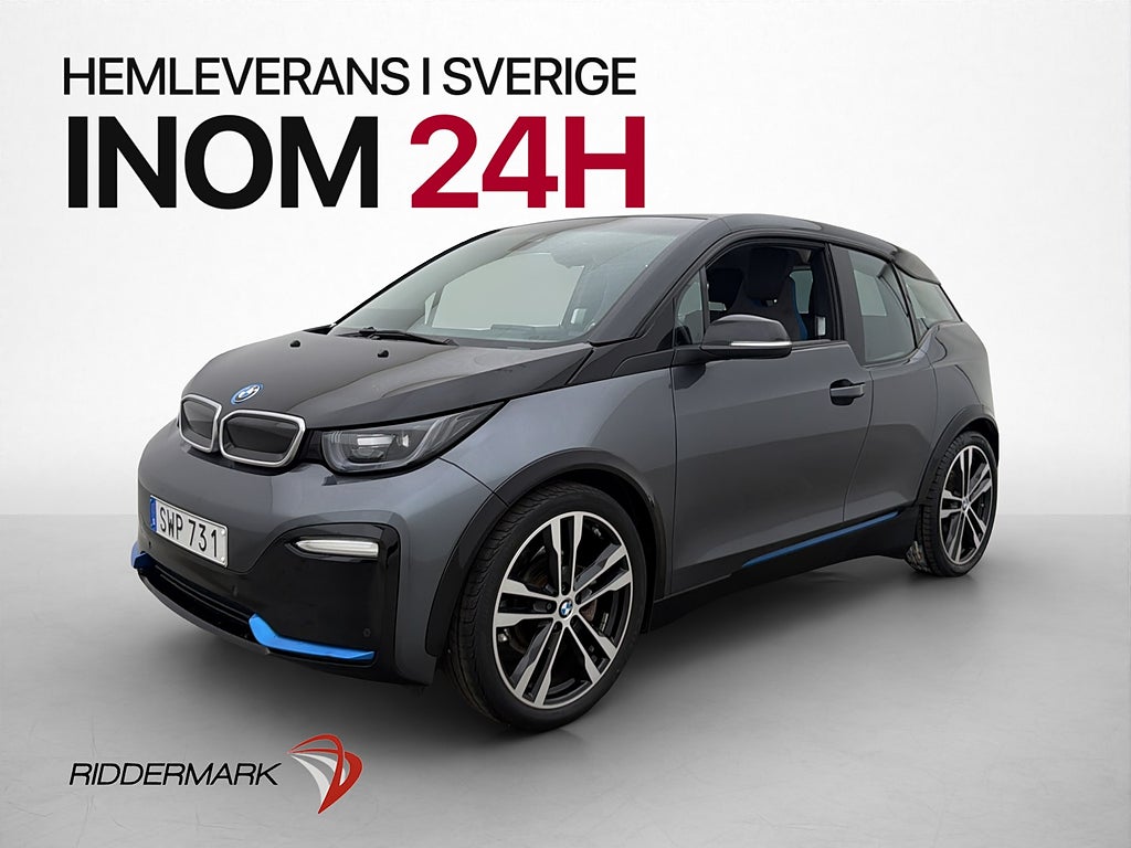 BMW i3s 94 Ah Advanced Värmepump Navi  Adaptiv farth.