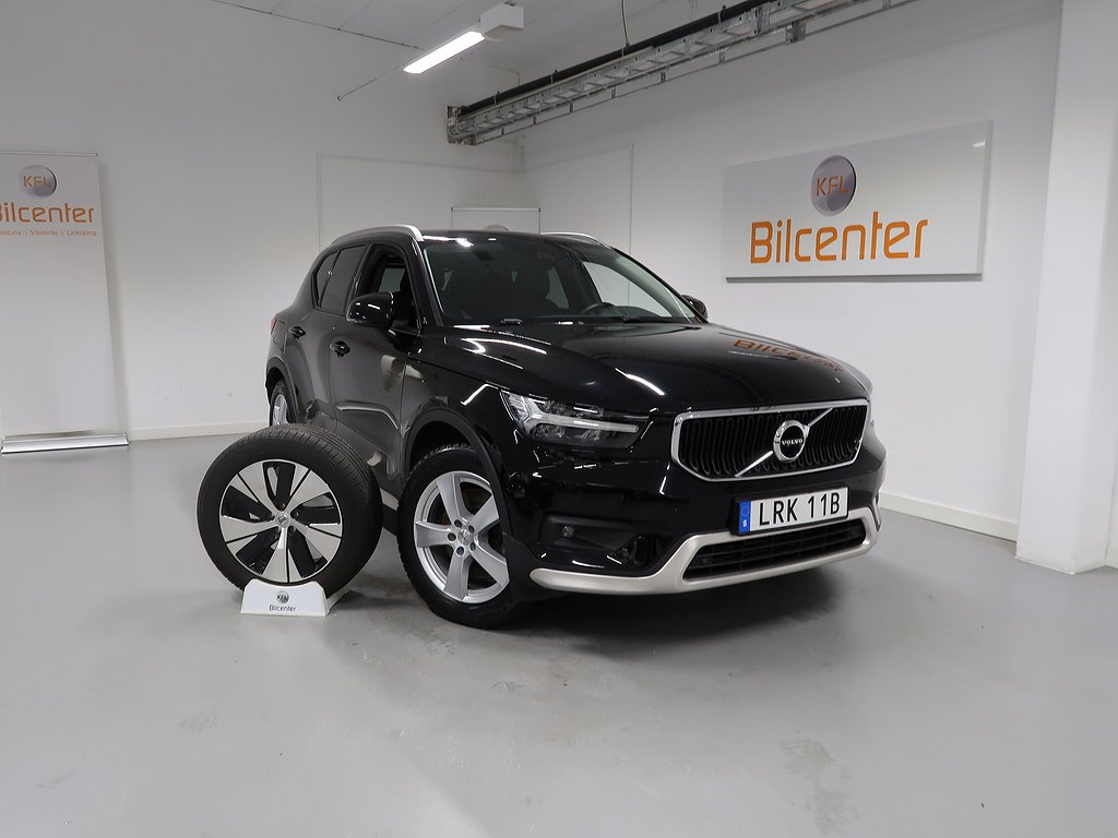 Volvo XC40 Recharge T5 V-Däck ingår Skinn-Drag-Navi-Värmare-VoC-Carplay-Pil