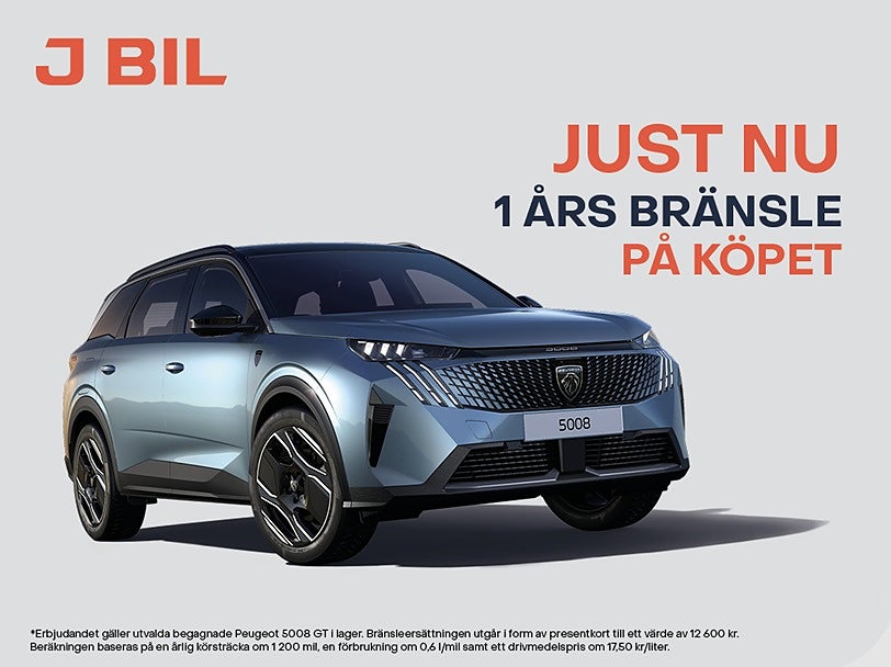 Bild på Peugeot 5008 GT Black Pack 1.2 PT 130hk Aut KAMPANJ BRÄNSLE INGÅR