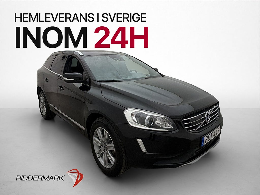 Volvo XC60 D4 AWD 190hk Summum D-Värm Drag BLIS Skinn