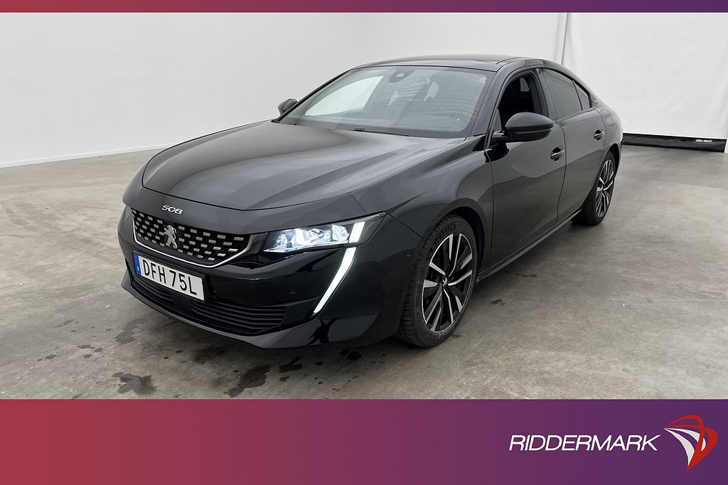 Peugeot 508 Plug-in 225hk GT Pano Focal Kamera Skinn MOMS