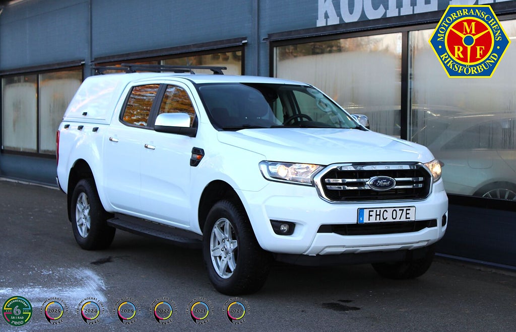 Ford ranger Dubbelhytt 2.0 EcoBlue 4x4, Värmare, Moms, 3.99% Ränta