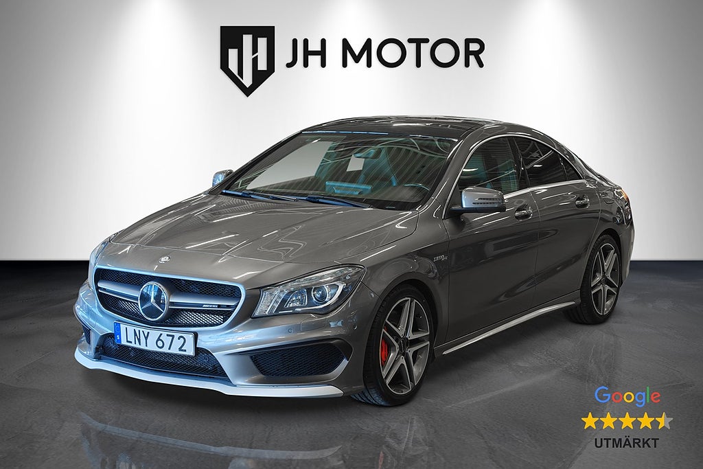 Mercedes-Benz CLA 45 AMG 4MATIC 360hk H&K/Taklucka/Kamera