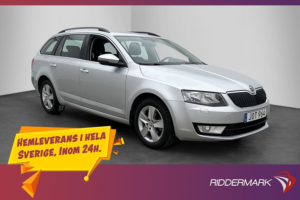 Skoda Octavia 1.6 TDI 105hk Ambition Värmare Dragkrok