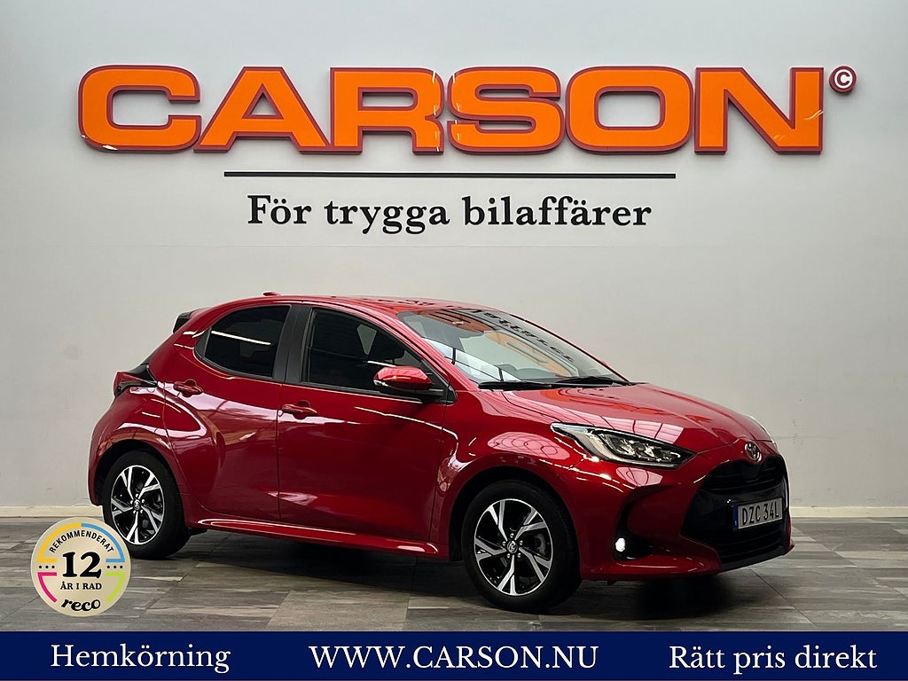 Toyota Yaris Hybrid 115hk CVT Active Plus Apple Carplay Rattvärme