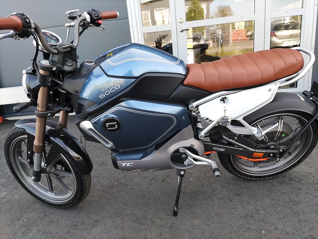 Super SOCO TC DEMOEX -El-Moped/EU-Moped - Otroligt pris!