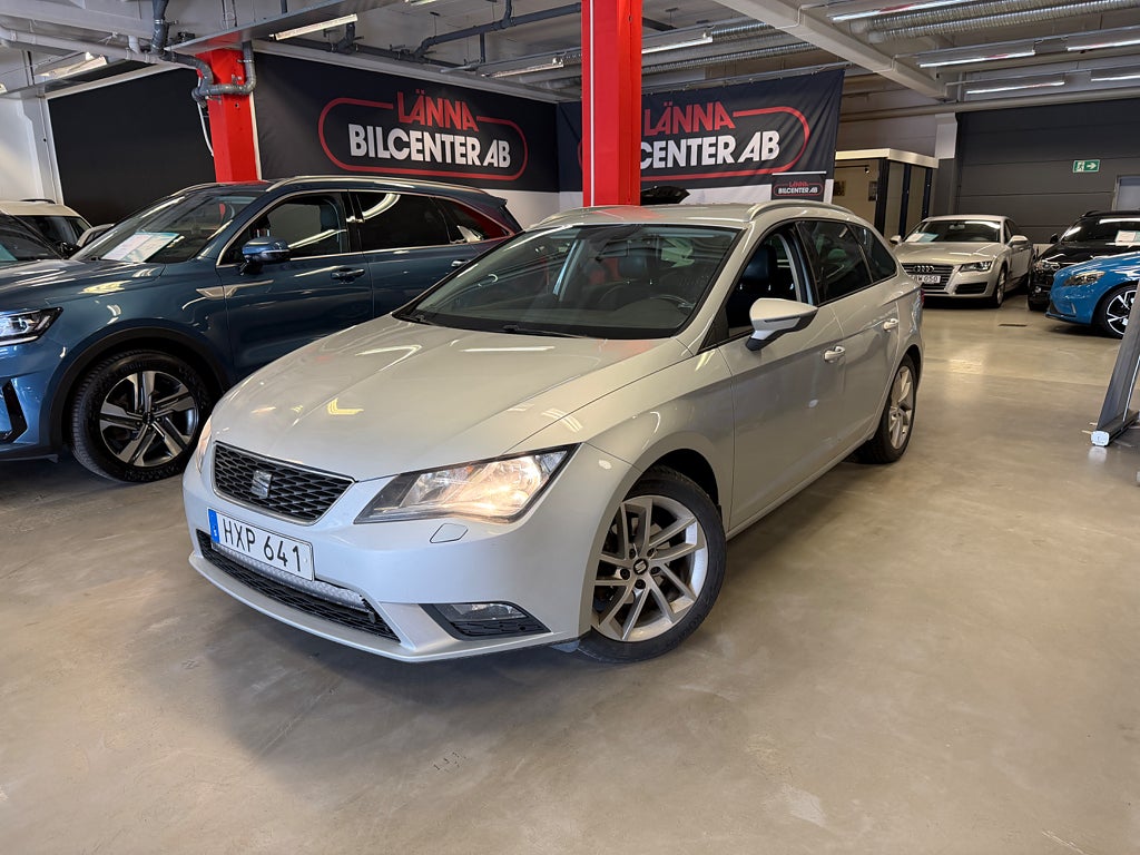 Seat Leon ST 1.6 TDI 4Drive Style Drag Kamera Motorvärmare Alcantara