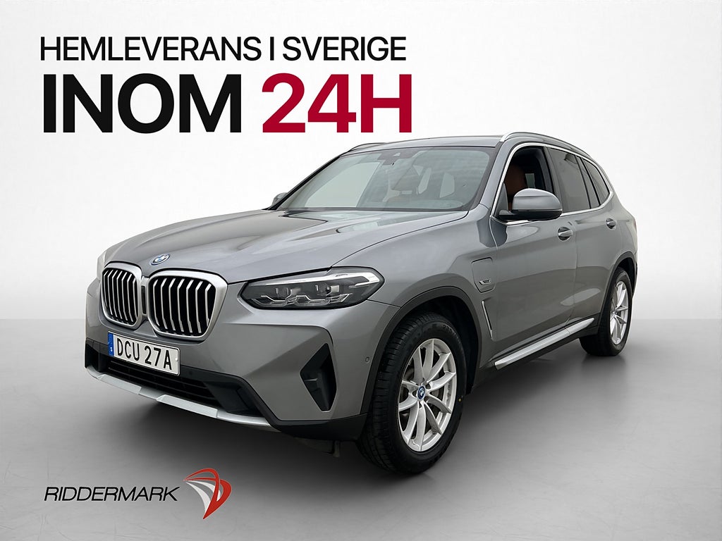 BMW X3 xDrive30e Drag Kamera Hifi Läder Cockpit P-sens