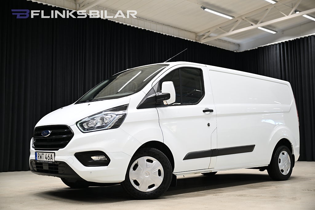 Ford transit Custom 130HK L2|Automat|Drag|Värmare|NyKamrem|Leasbar