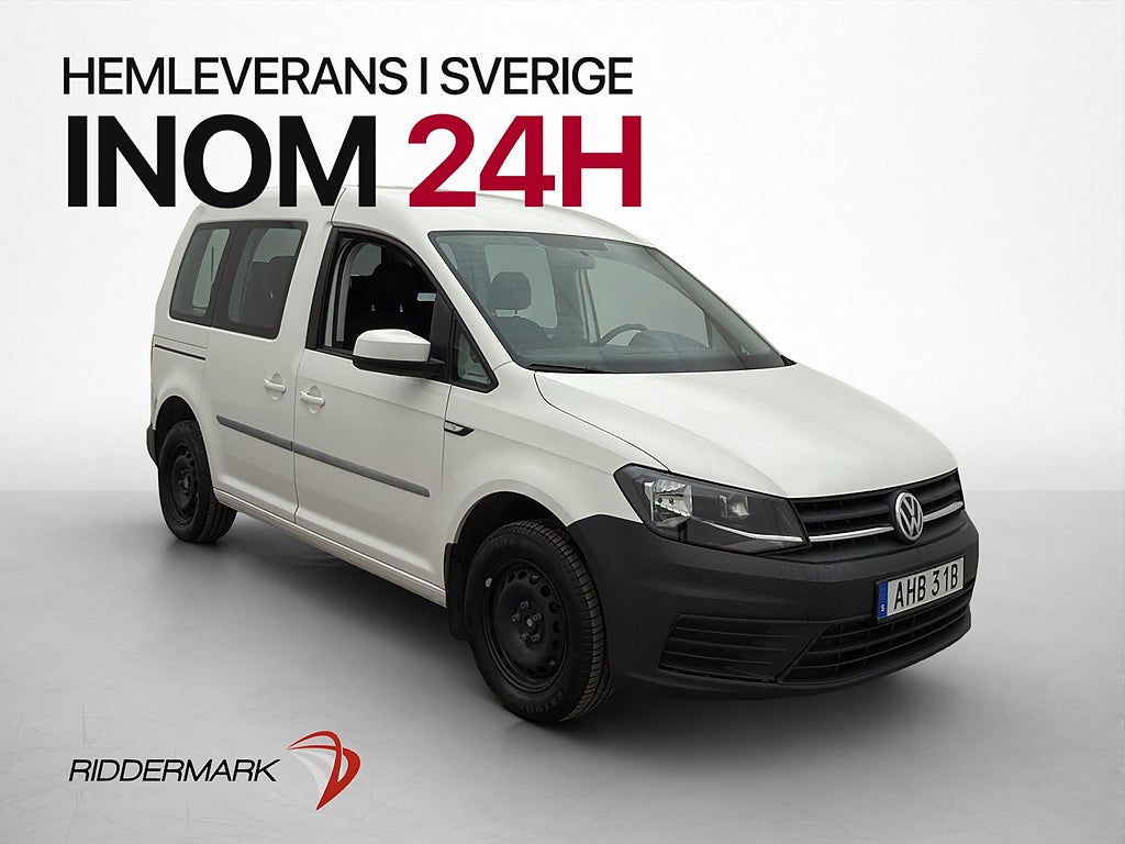 Volkswagen Caddy Farthållare Drag 7-Sits Moms 1-Brukare