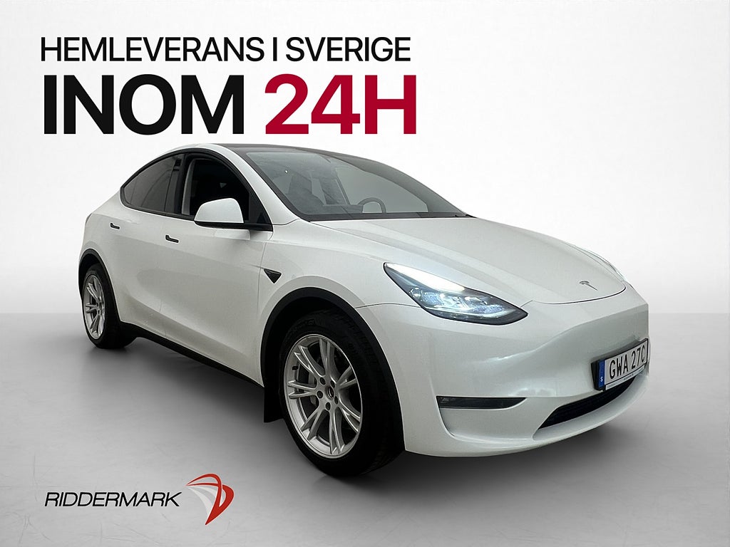 Tesla Model Y Long Range AWD Värmepump Pano AP Kamera Navi