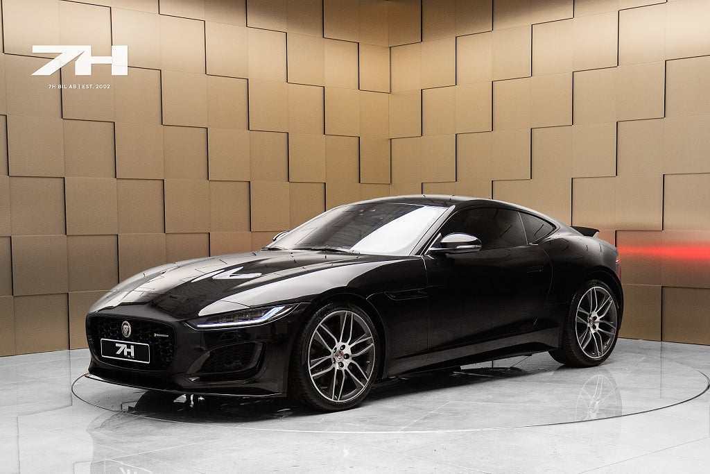Jaguar F-TYPE 5.0 V8 R-Dynamic Black Pack Meridian Ventiler. Stolar
