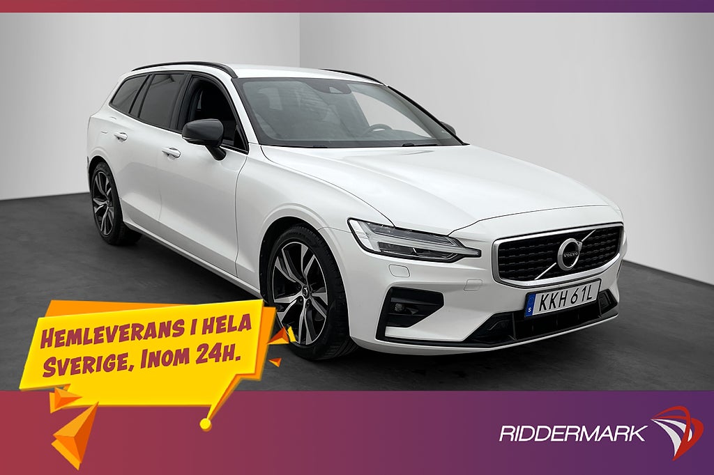 Volvo V60 D4 190hk R-Design Värmare VOC CarPlay Adaptiv-Fart