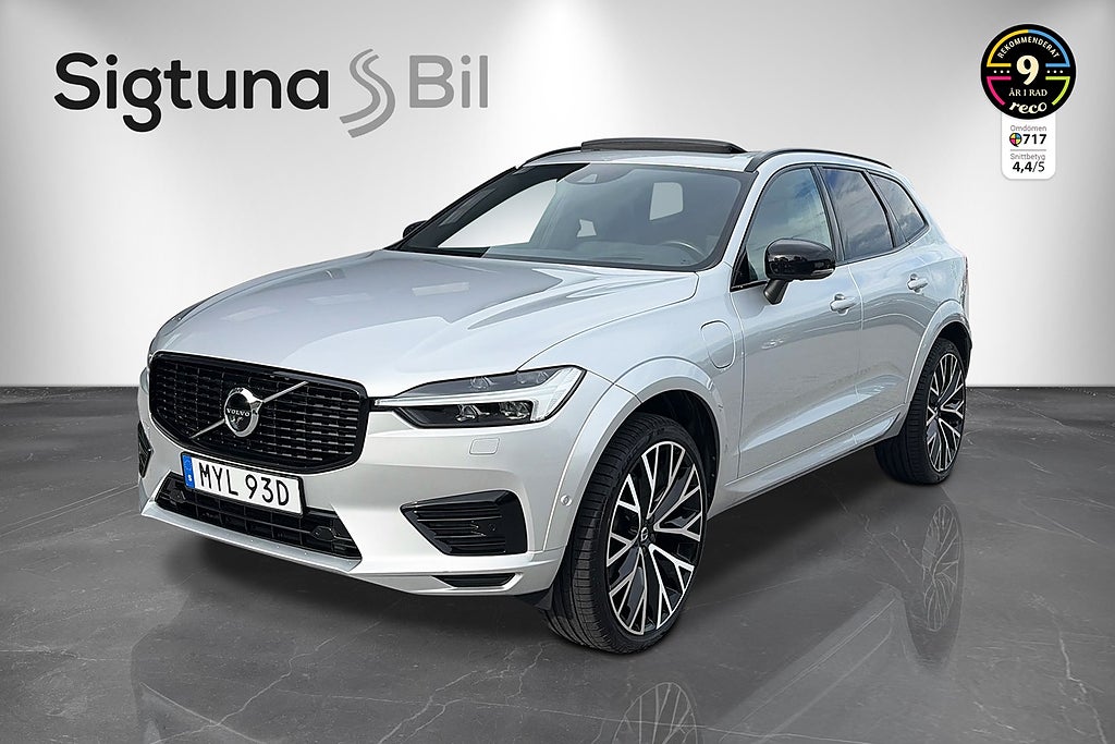 Volvo XC60 Recharge T8 AWD R-Design / H&K / Pano / 360 / Värmare