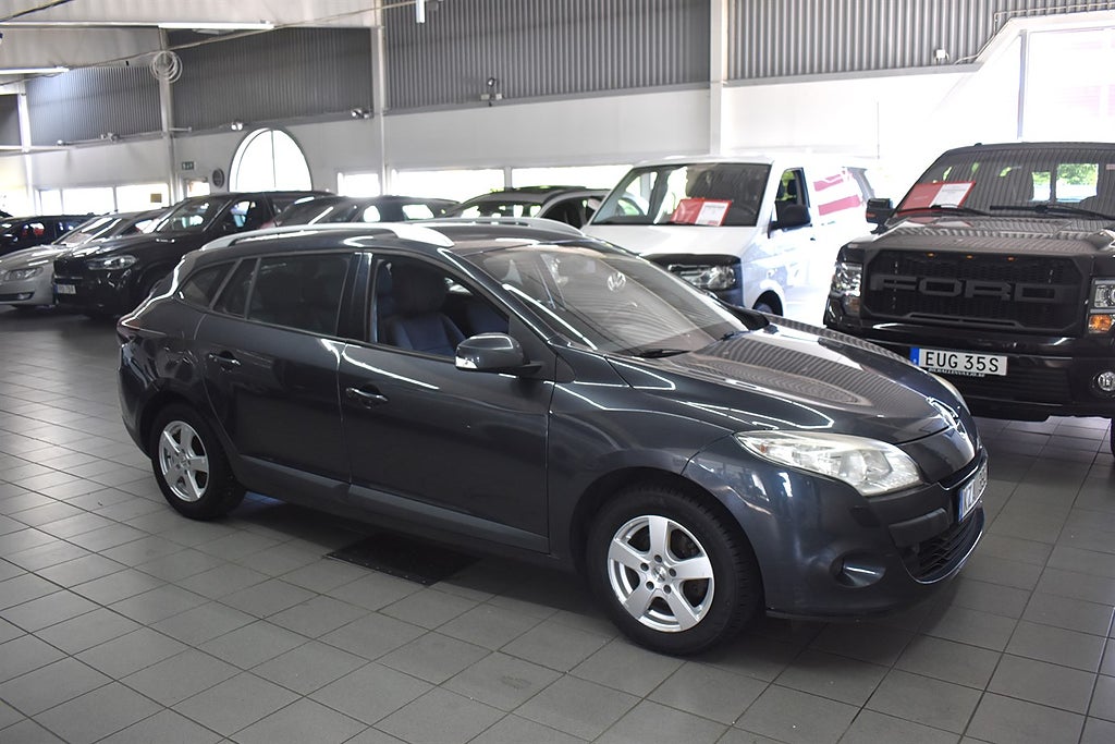 Renault Mégane Grandtour 1.6 E85 Manuell, 110hk Farthållare