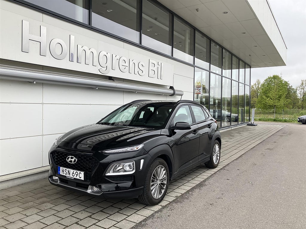 Hyundai Kona 1,6 T 177hk Aut CarPlay Drag Kamera Låga Mil | Ränta 3,95%