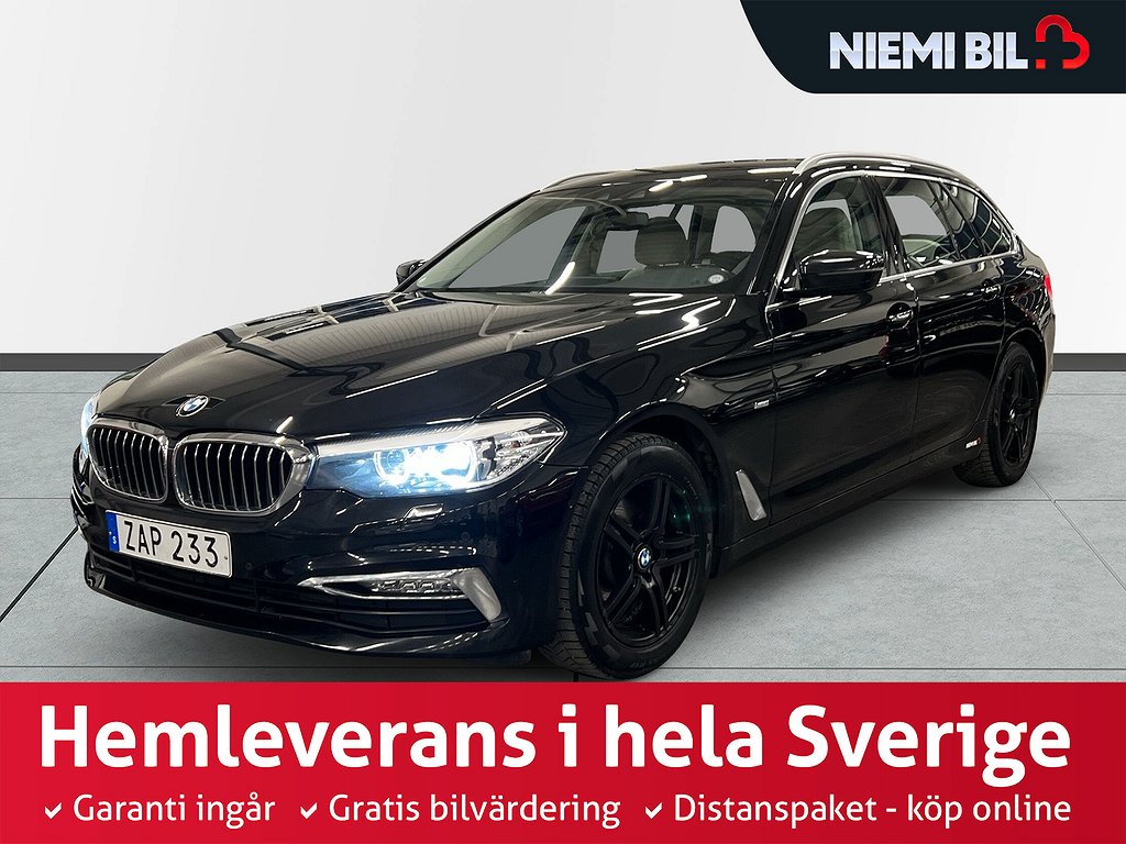 BMW 520 d Touring Luxury Line S&V-hjul/Navi/Drag/Bkamera