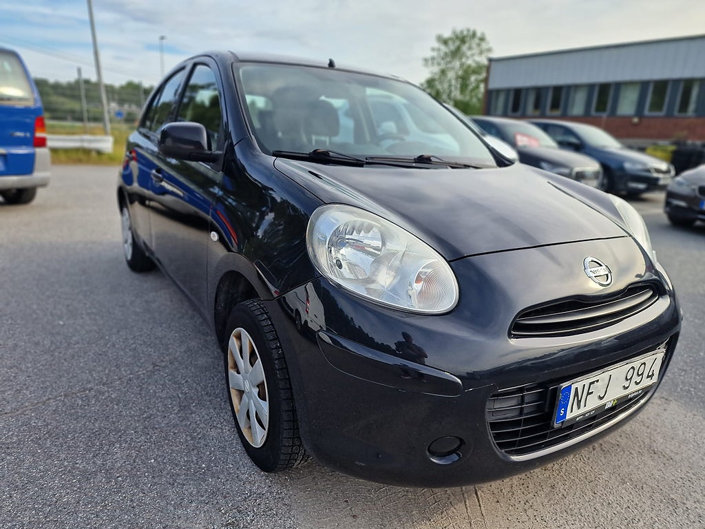 Nissan Micra 1.2 80hk Besiktigad 2027-06-30 Årsskatt 448 kr