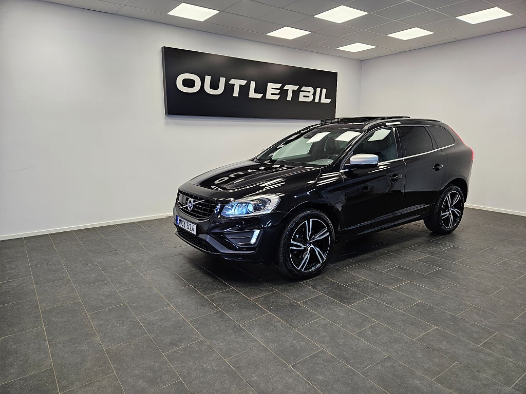 Volvo XC60 R-Design D4 190hk AWD Panorama Värmare Navi Drag 20"