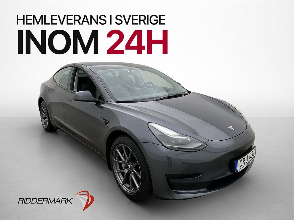 Tesla Model 3 Standard Range Plus 1 Brukare Moms Drag Värm