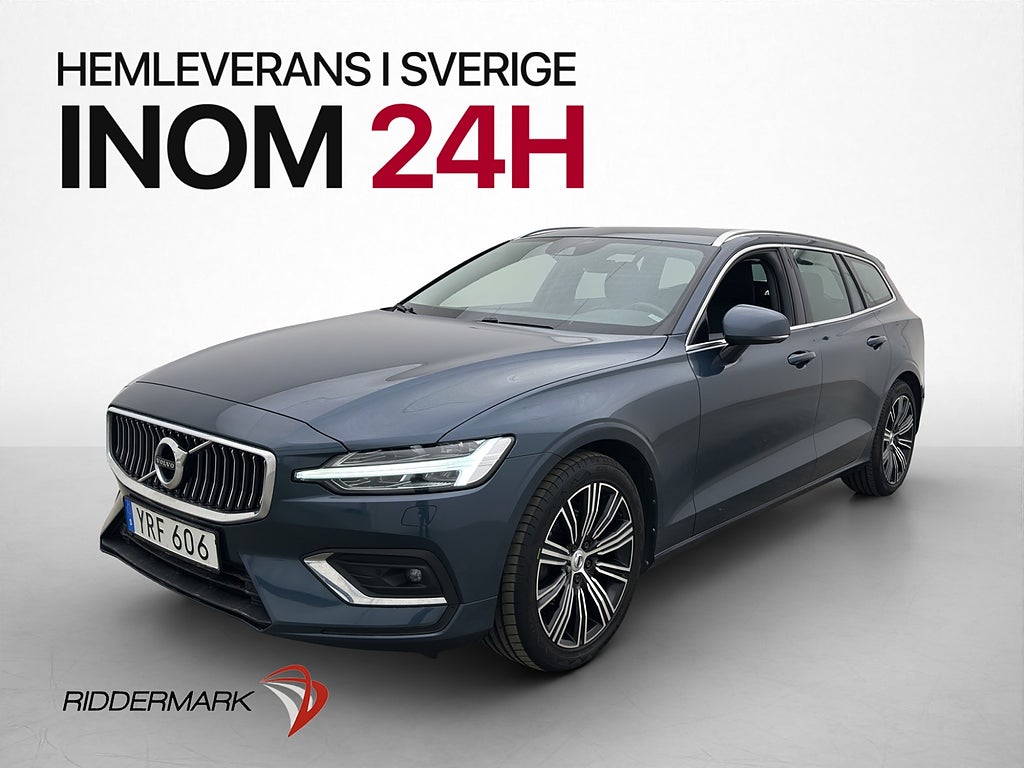 Volvo V60 D4 Inscription Skinn Kamera Värmare 1 Ägare 190hk