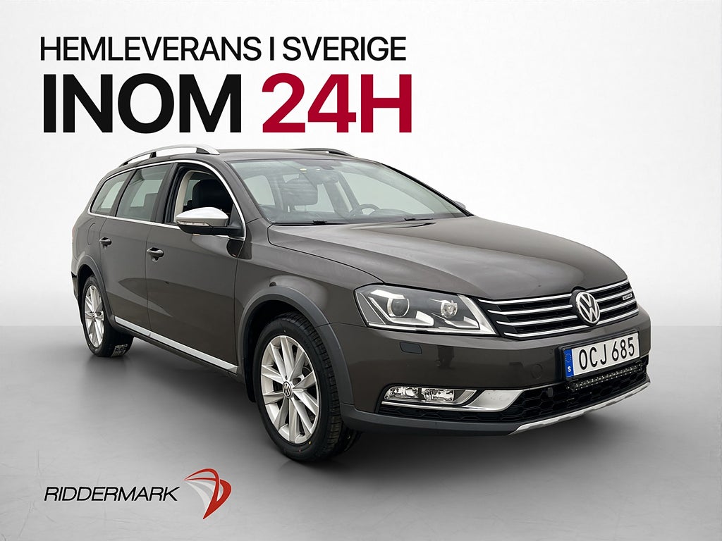 Volkswagen Passat Alltrack 2.0 TDI 4M Värm Drag Kamera Läder