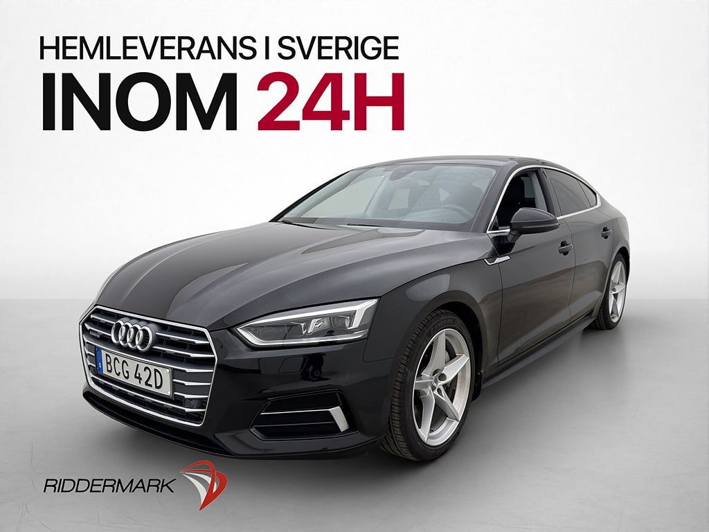 Audi A5 45 TFSI quattro MHEV 245hk Proline Dragkrok Keyless