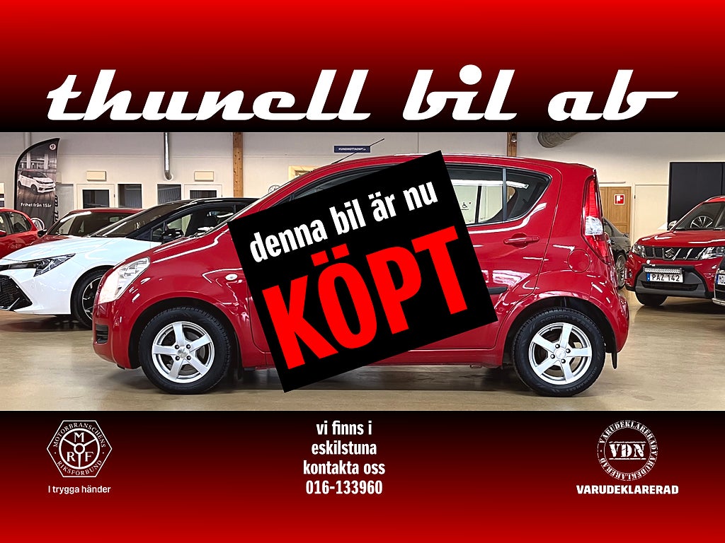 Suzuki Splash 1.2 Comfort 94HK-VHJUL-MOTORV-KAMKEDJA-KÖPT