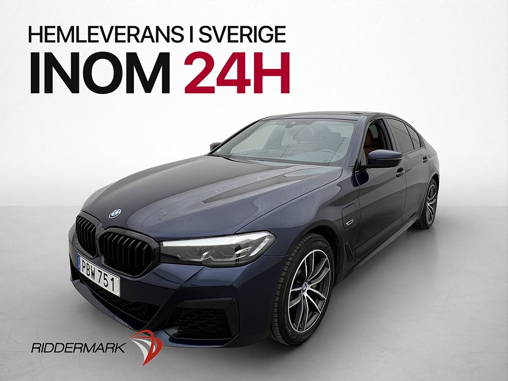 BMW 530e xDrive 292hk M Sport HiFi Dragkrok Kamera Skinn