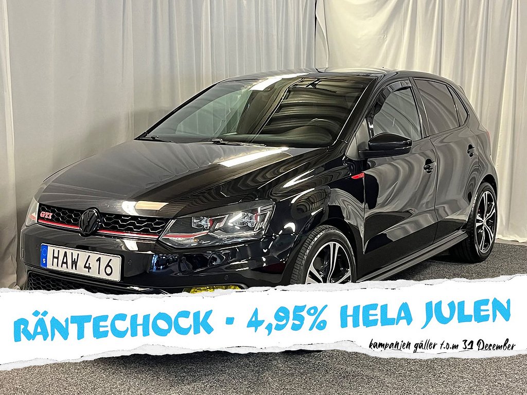 Volkswagen Polo 5-d GTI Navi 192 hk Sportstolar Sportratt