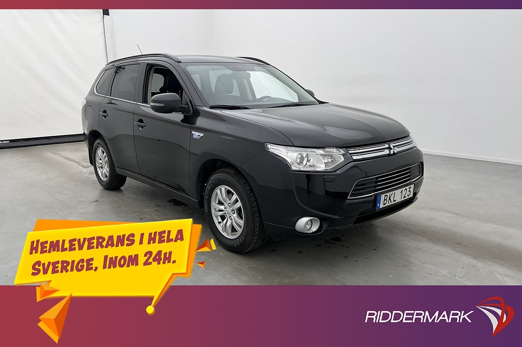 Mitsubishi Outlander PHEV 203hk Business Kamera Navi Skinn