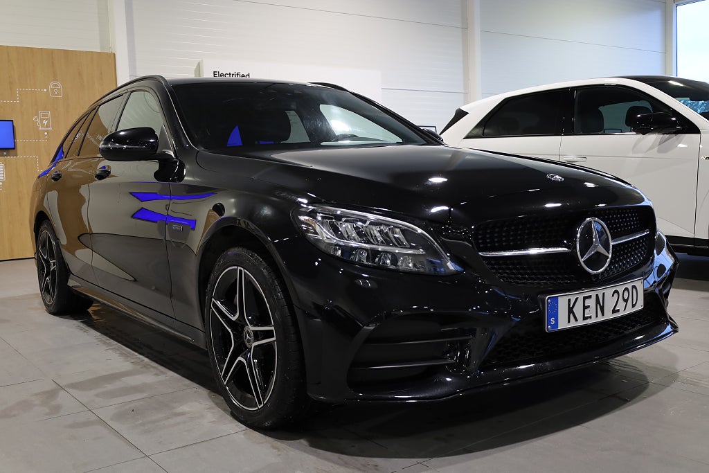 Mercedes-Benz C 300 T e AMG Night-EDT Drag Värmare Kamera Navi