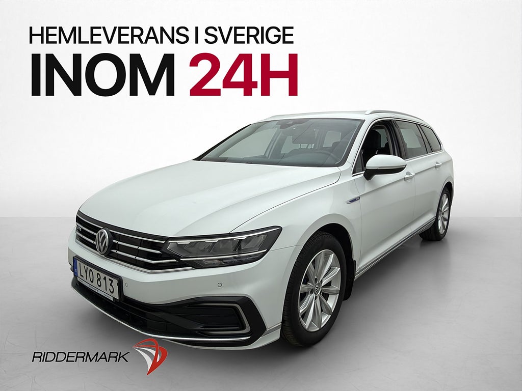 Volkswagen Passat GTE 218hk Drag Värmare Kamera Navi CarPlay