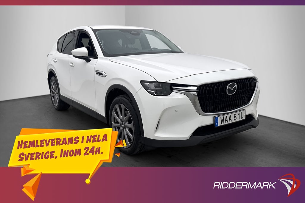 Mazda CX-60 PHEV AWD Exclusive BOSE 360° HUD Dragkrok MOMS