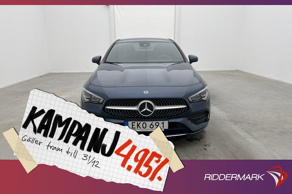 Mercedes-Benz CLA 220 Coupé AMG Wide P-Värm 4,95% Ränta