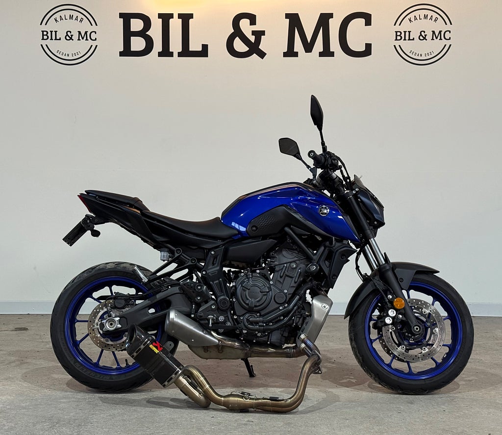 Yamaha Mt07 A2 Akrapovic Helsystem 