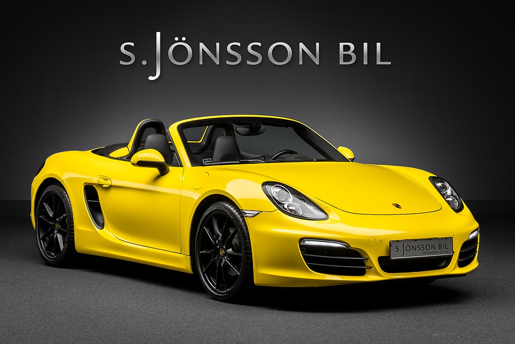 Porsche Boxster 981 / Sportavgassystem / Sport Chrono / Racing Yellow